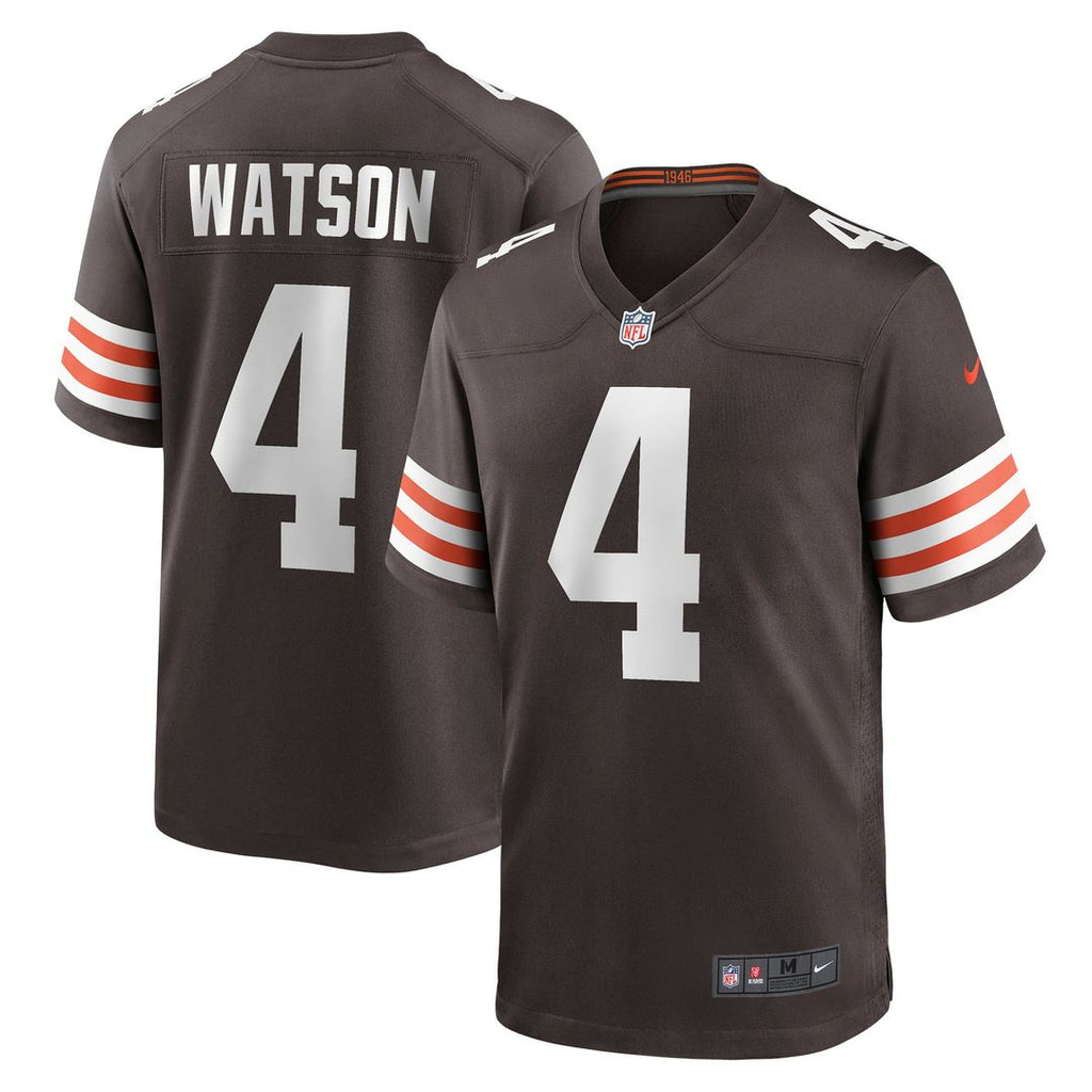 Deshaun Watson Cleveland Browns Brown Game Jersey