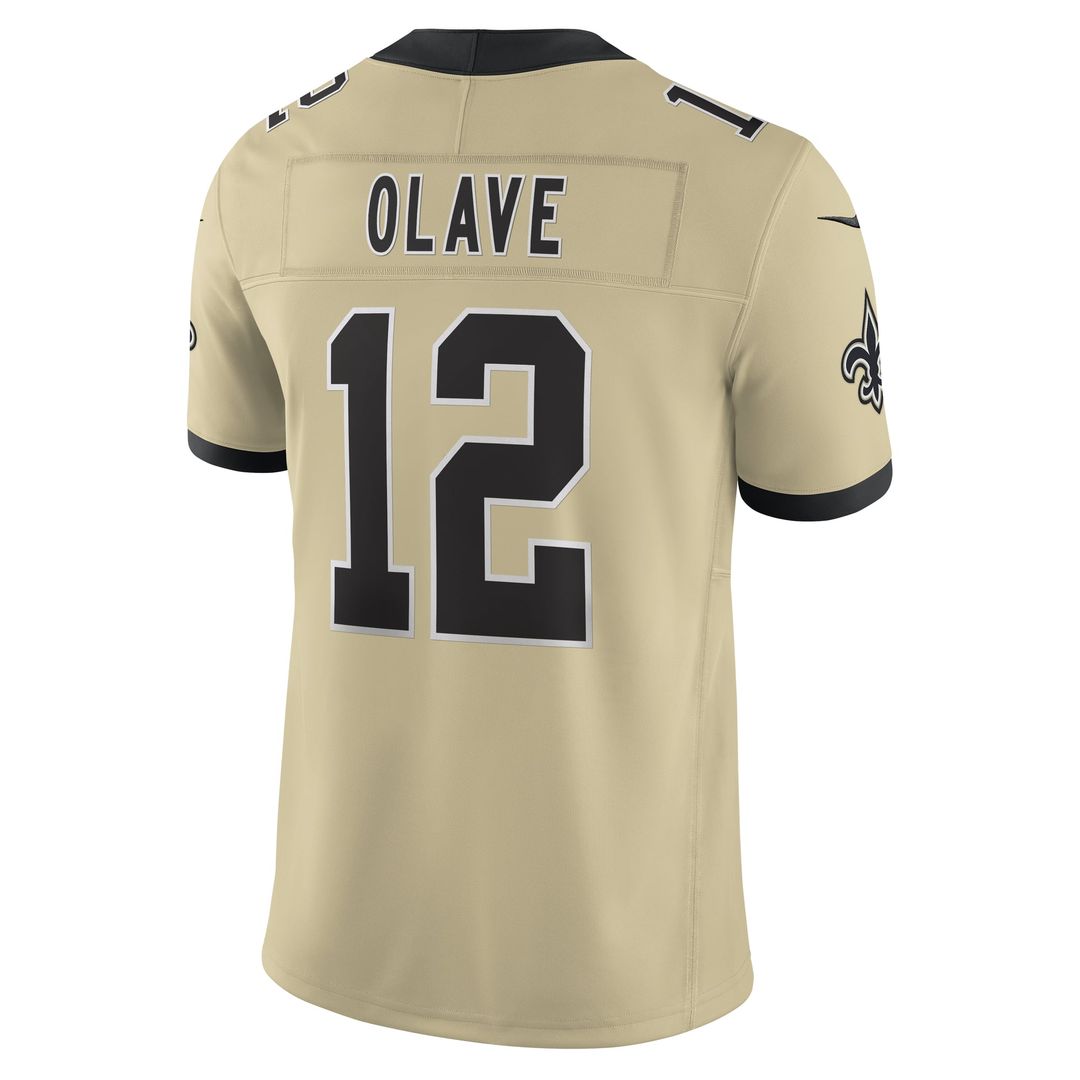 Chris Olave New Orleans Saints Gold Alternate Gameday Golds Alternate Vapor F.U.S.E. Limited Jersey
