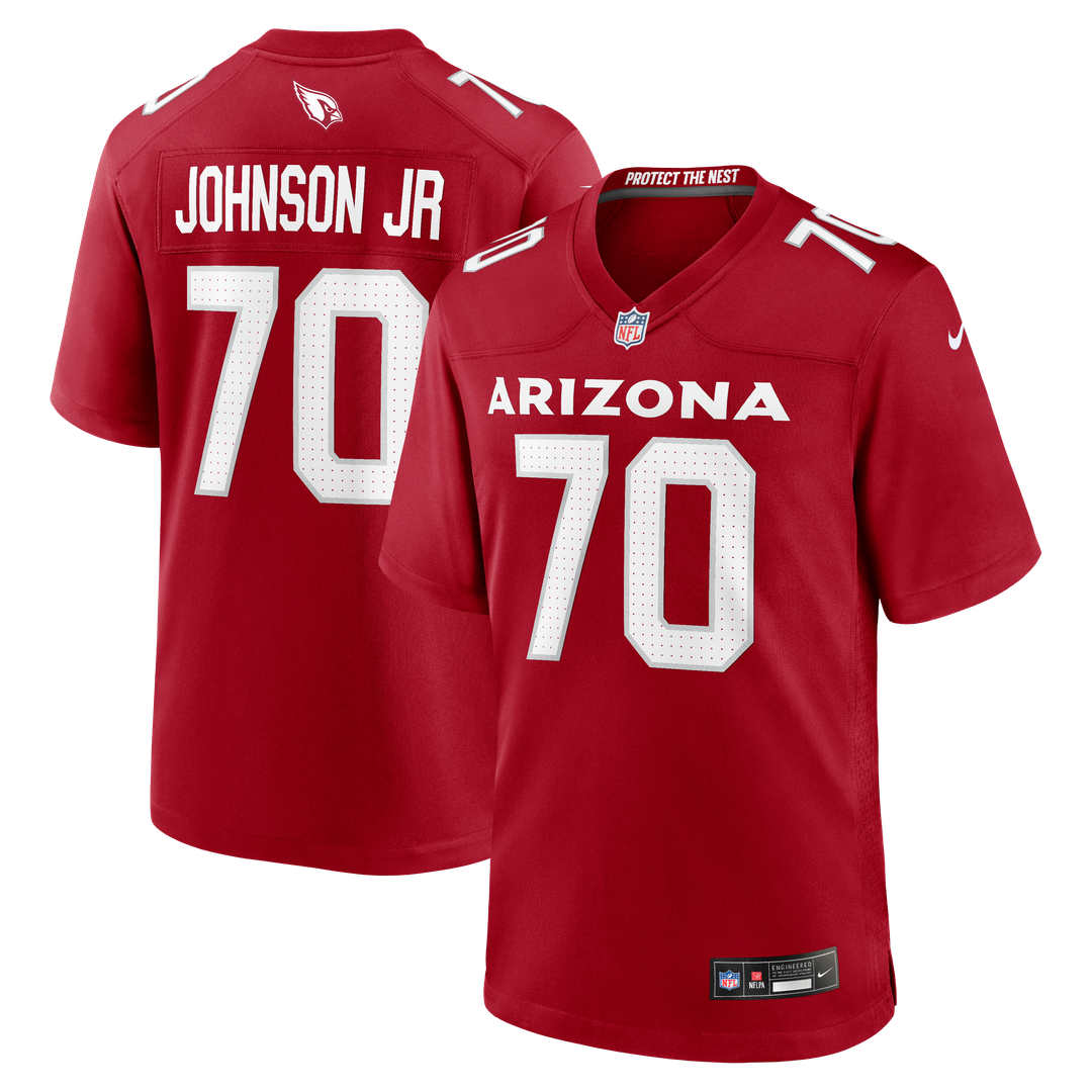 Paris Johnson Jr. Arizona Cardinals Cardinal Game Jersey