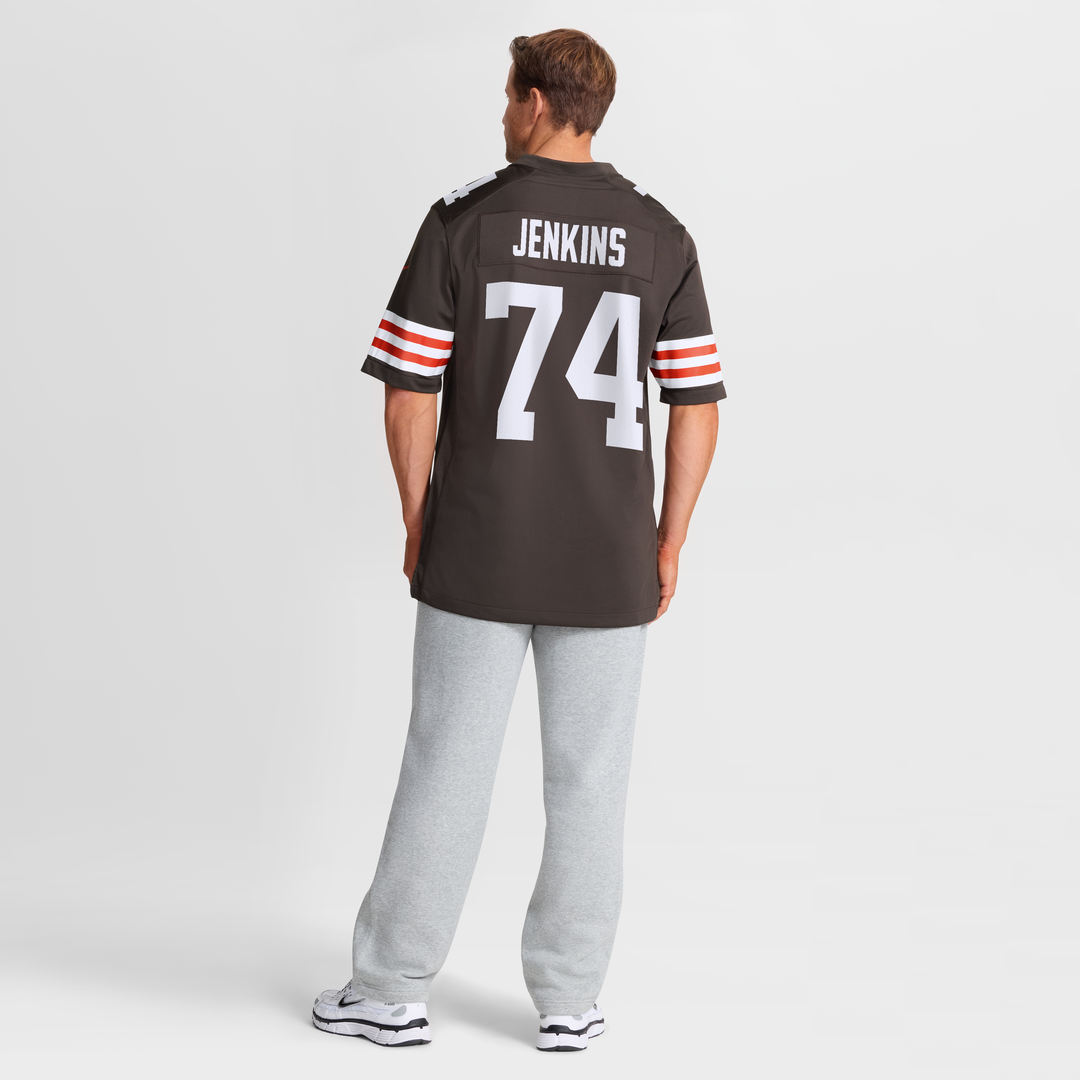 Elgton Jenkins Cleveland Browns Brown Team Game Jersey