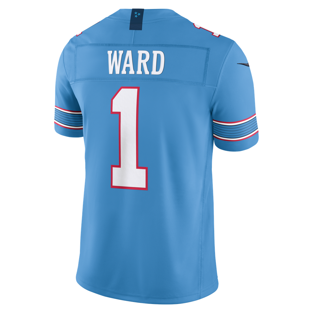 Cameron Ward Tennessee Titans Light Blue Team Vapor F.U.S.E. Stitched Limited Jersey