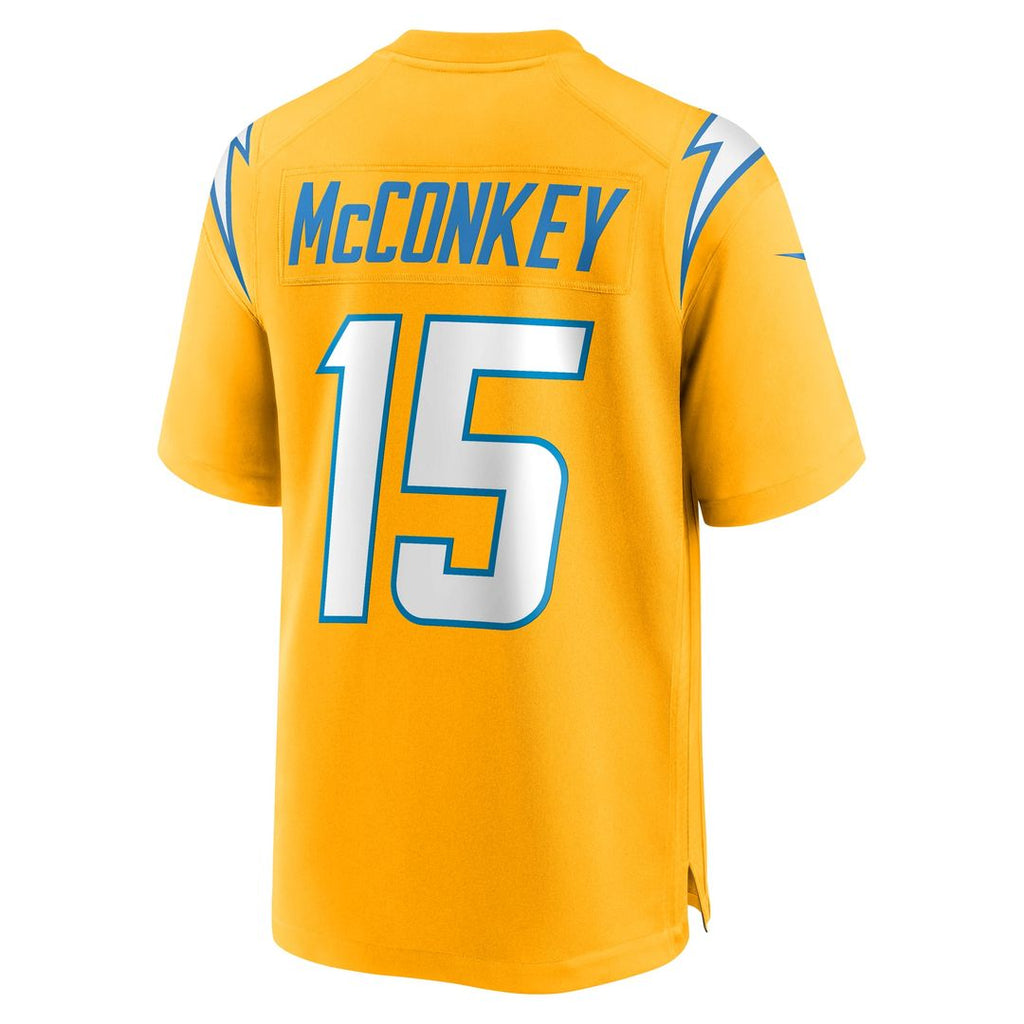 Ladd McConkey Los Angeles Chargers Navy Alternate Super Chargers Game Player Jersey