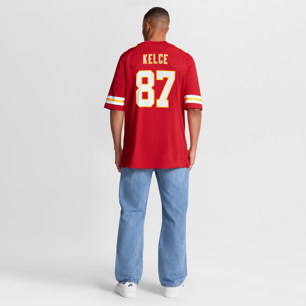 Travis Kelce Kansas City Chiefs Red Game Jersey