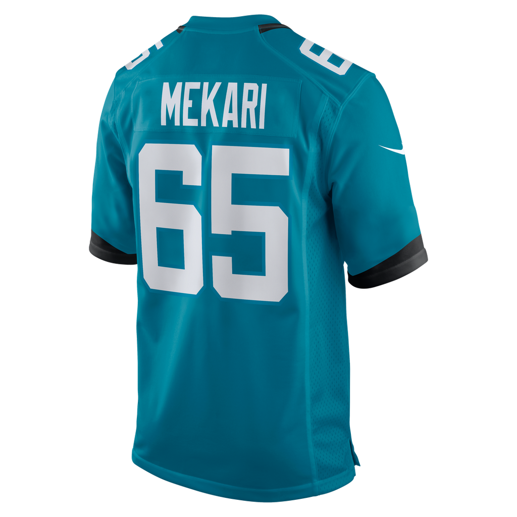 Patrick Mekari Jacksonville Jaguars Teal Team Game Jersey