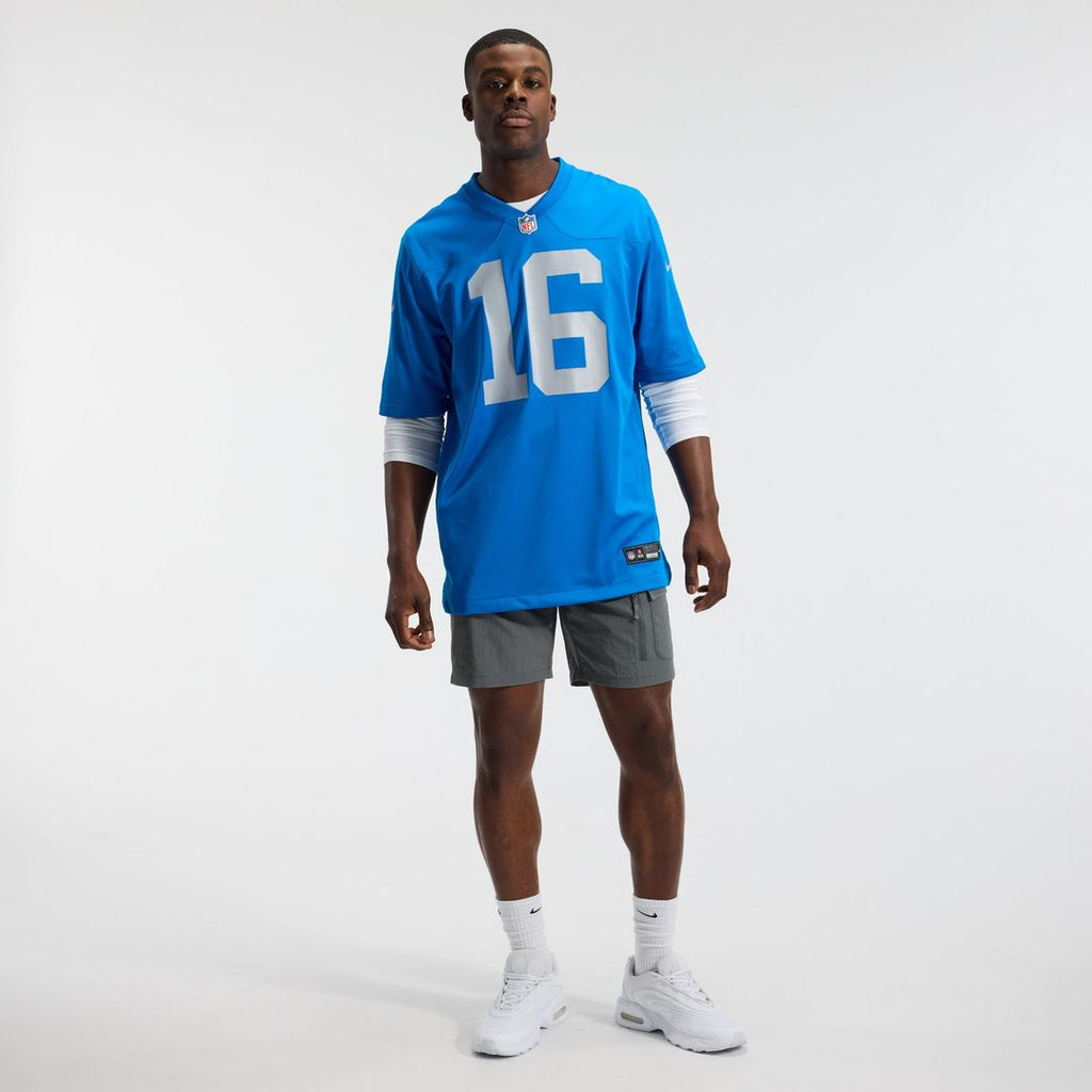 Jared Goff Detroit Lions Blue Alternate Game Jersey