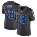 Jonathan Taylor Indianapolis Colts Anthracite 2026 Rivalries Collection Stitched Limited Jersey