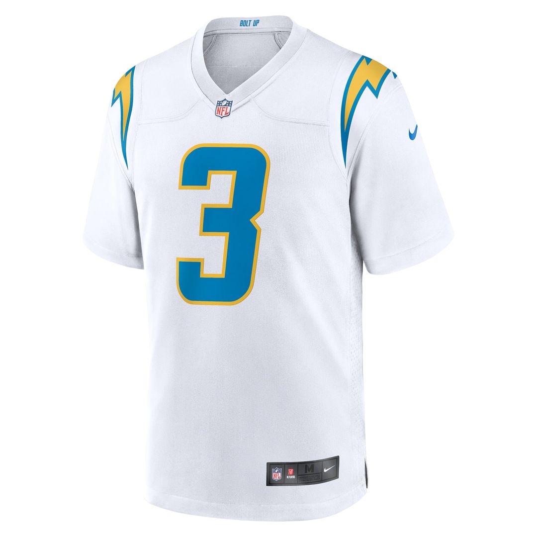 Derwin James Jr. Los Angeles Chargers White Game Jersey