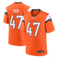 Karene Reid Denver Broncos Orange Team Game Jersey