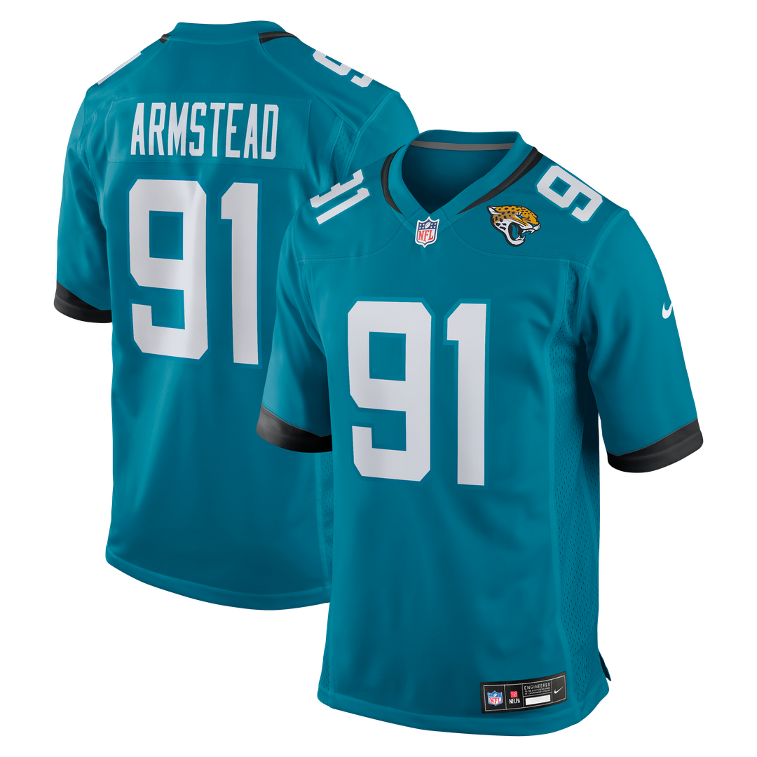 Arik Armstead Jacksonville Jaguars Teal Team Game Jersey