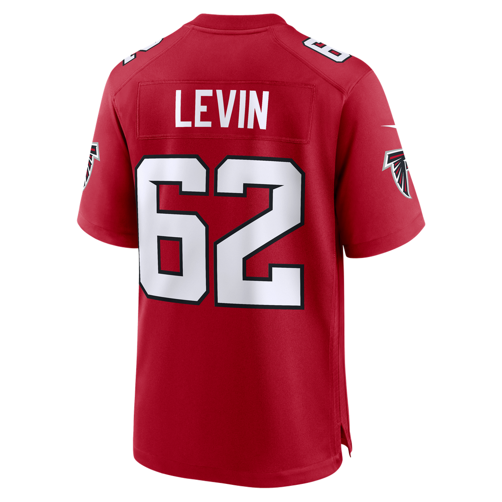 Corey Levin Atlanta Falcons Red Team Game Jersey