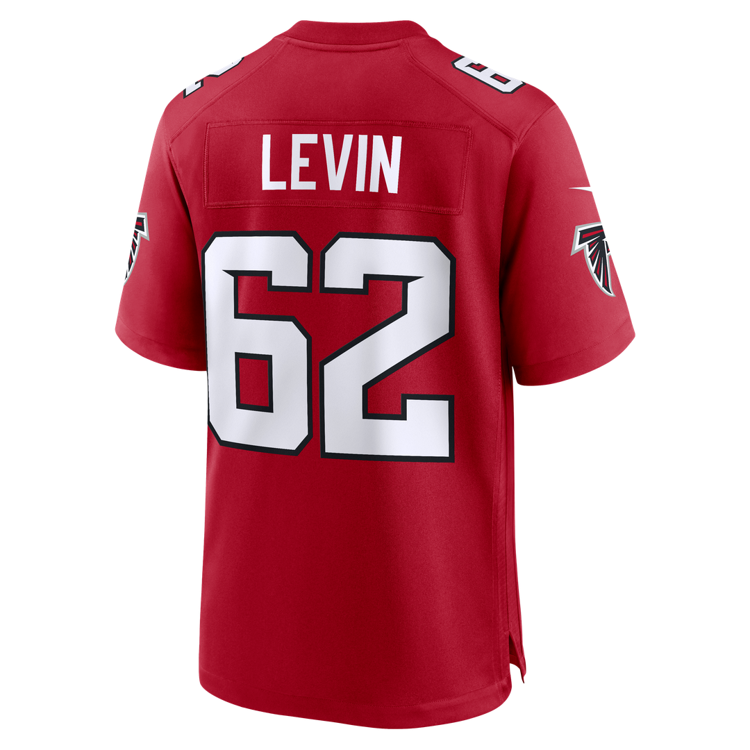 Corey Levin Atlanta Falcons Red Team Game Jersey