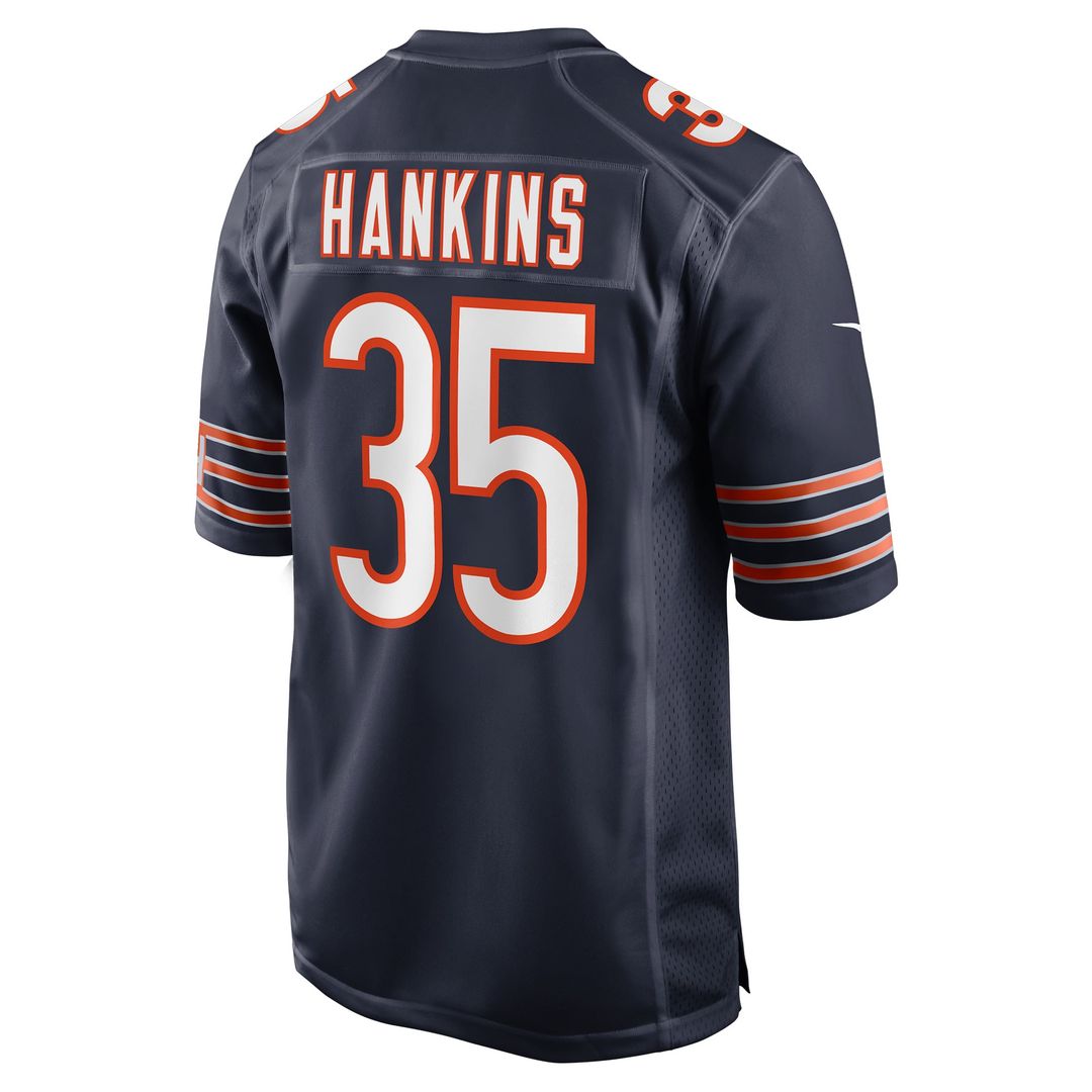 Deion Hankins Chicago Bears Navy Team Game Jersey