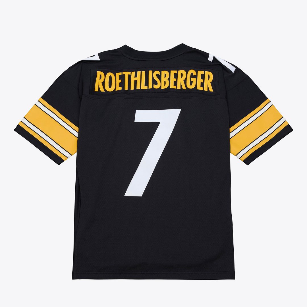 Ben Roethlisberger Pittsburgh Steelers Black 2004 Big & Tall Legacy Retired Player Jersey