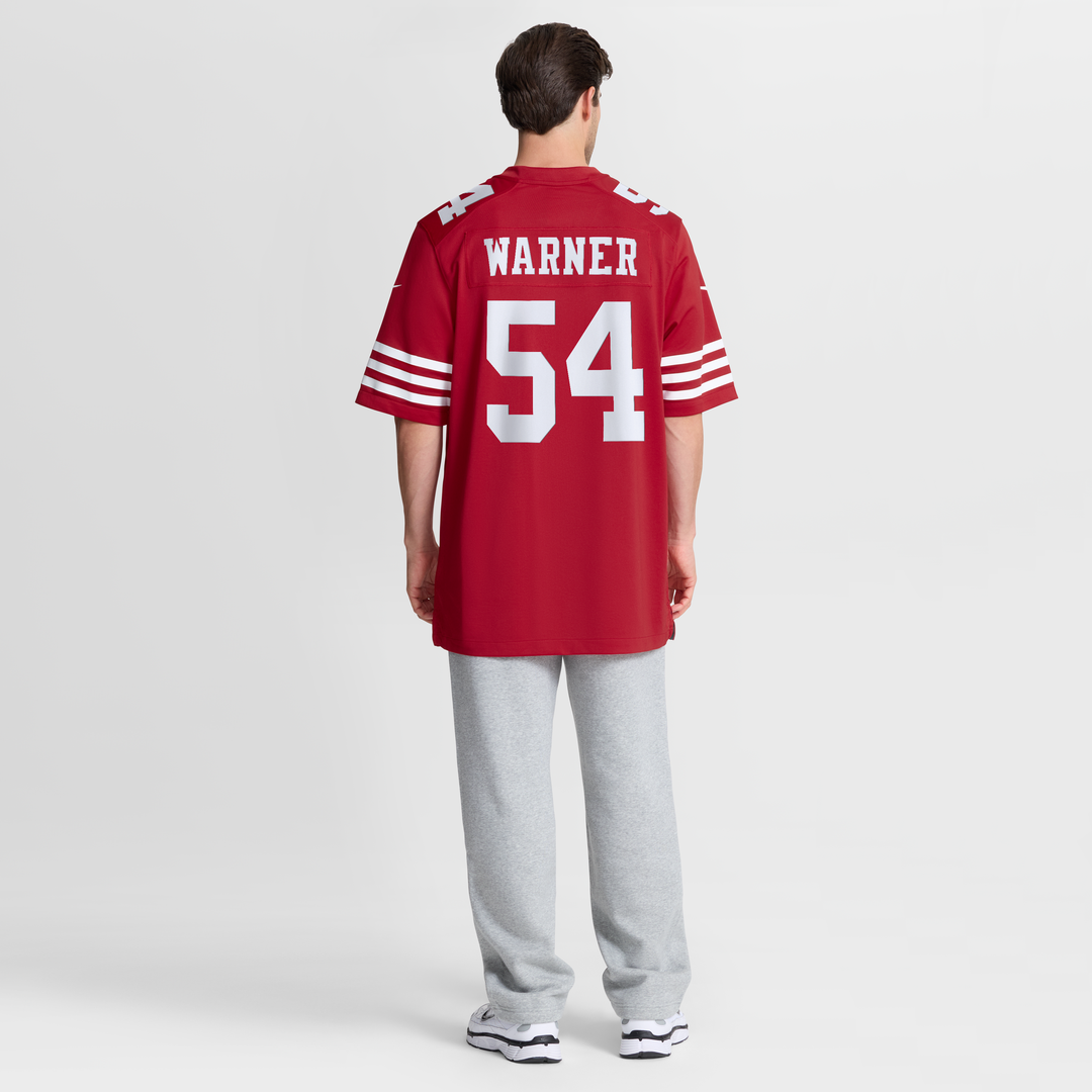 Fred Warner San Francisco 49ers White Player Game Jersey