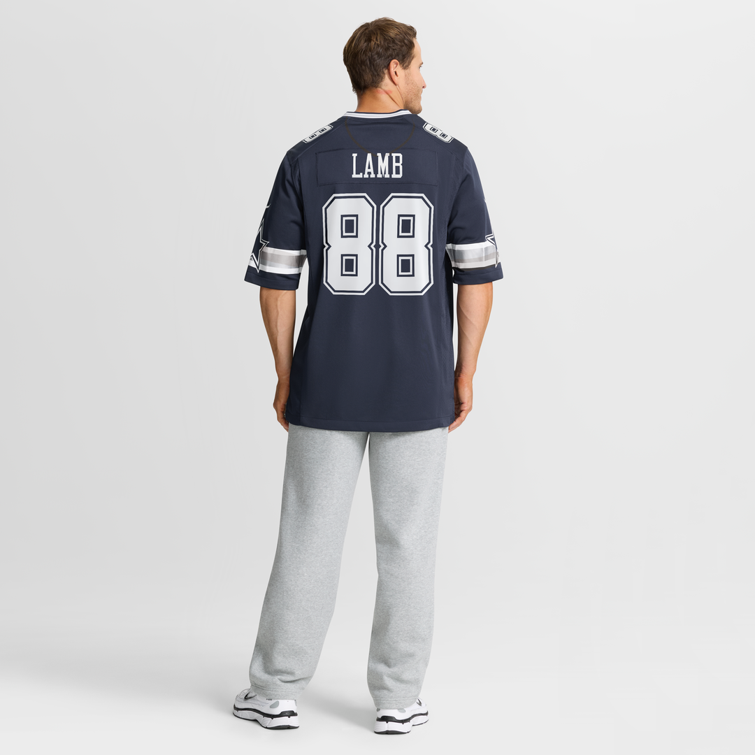 CeeDee Lamb Dallas Cowboys Navy Game Jersey