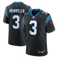 Princely Umanmielen Carolina Panthers Black Team Game Jersey