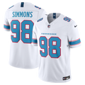 Jeffery Simmons Tennessee Titans White Vapor F.U.S.E. Stitched Limited Jersey