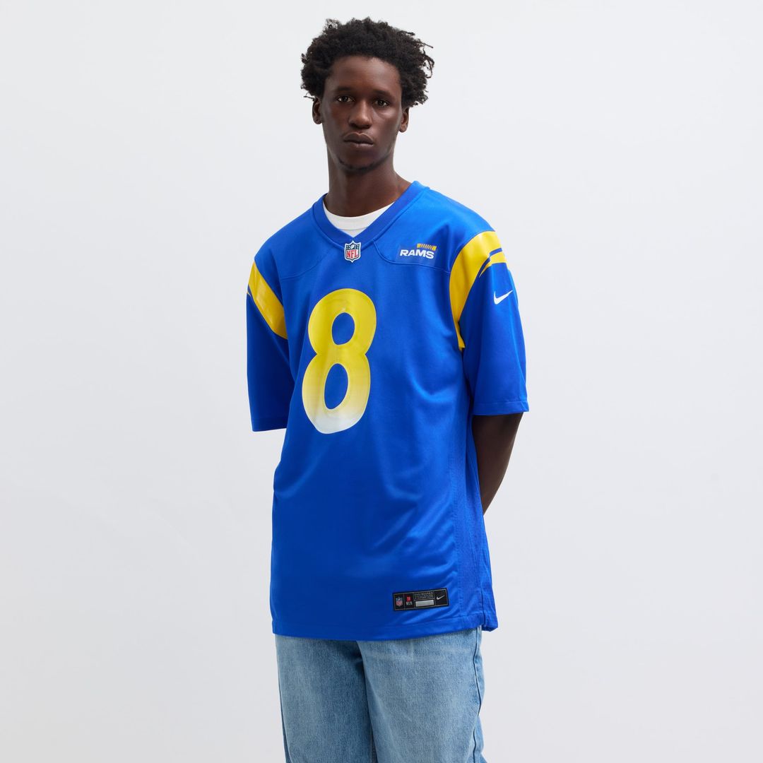 Jared Verse Los Angeles Rams White White Game Player Jersey