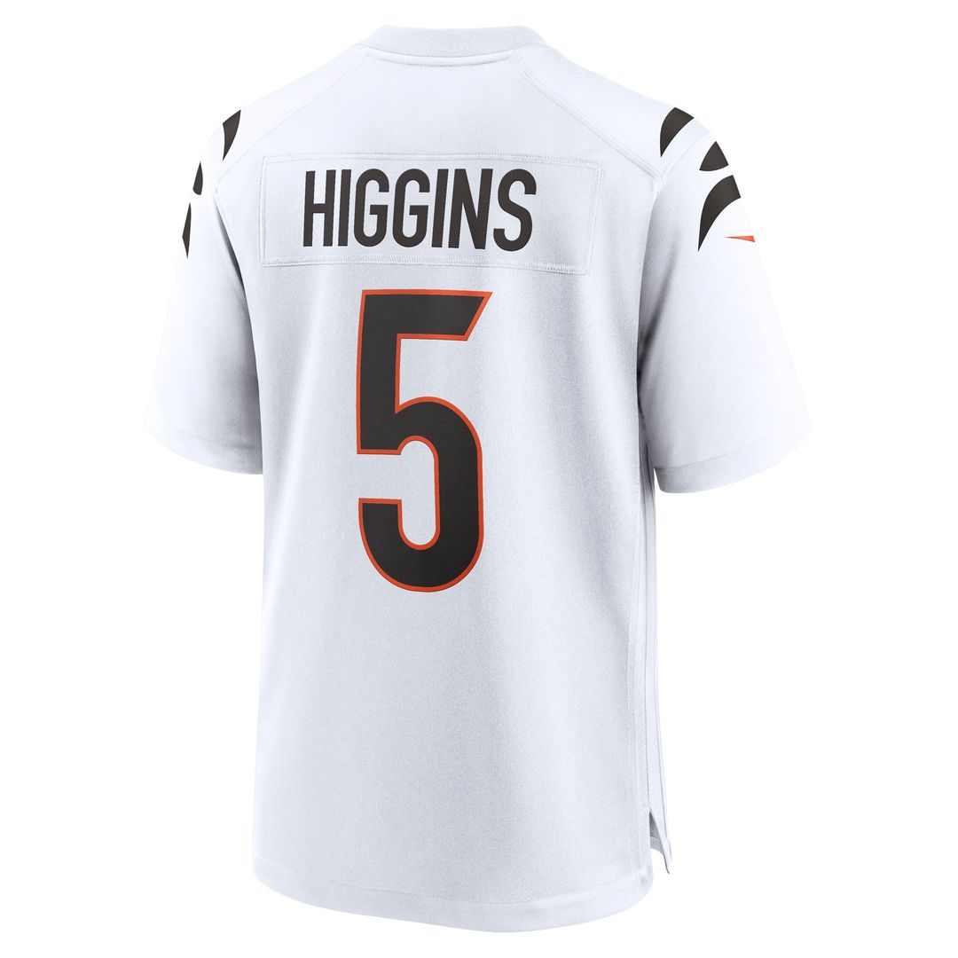 Tee Higgins Cincinnati Bengals White Game Jersey