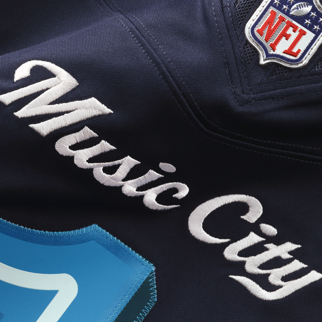 Jeffery Simmons Tennessee Titans Navy 2026 Rivalries Collection Stitched Limited Jersey