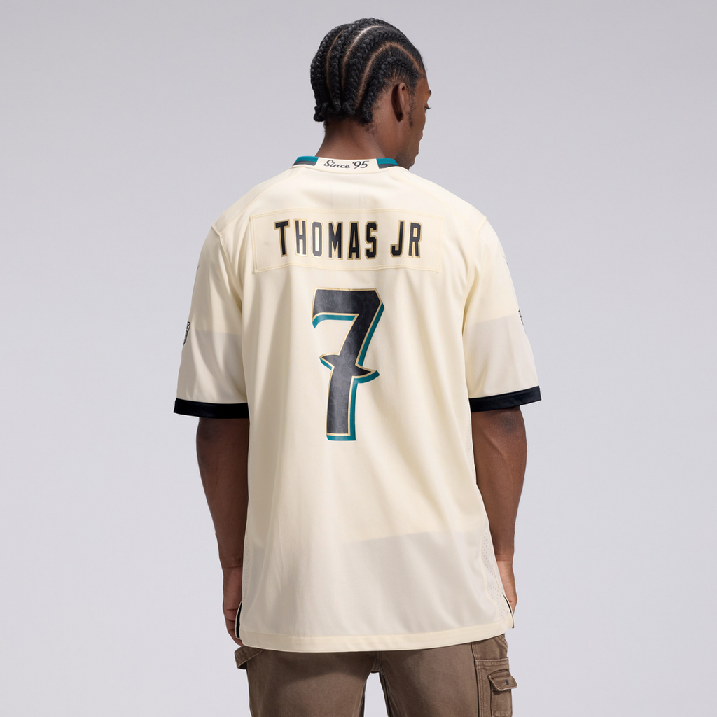 Brian Thomas Jr. Jacksonville Jaguars Natural 2026 Rivalries Collection Game Jersey