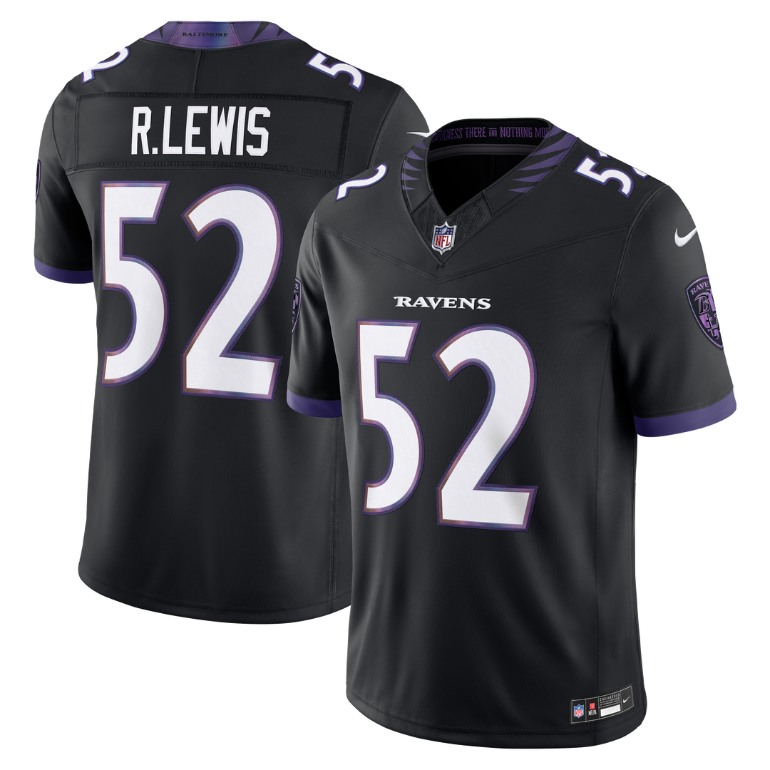 Ray Lewis Baltimore Ravens Purple Vapor F.U.S.E. Stitched Retired Limited Jersey