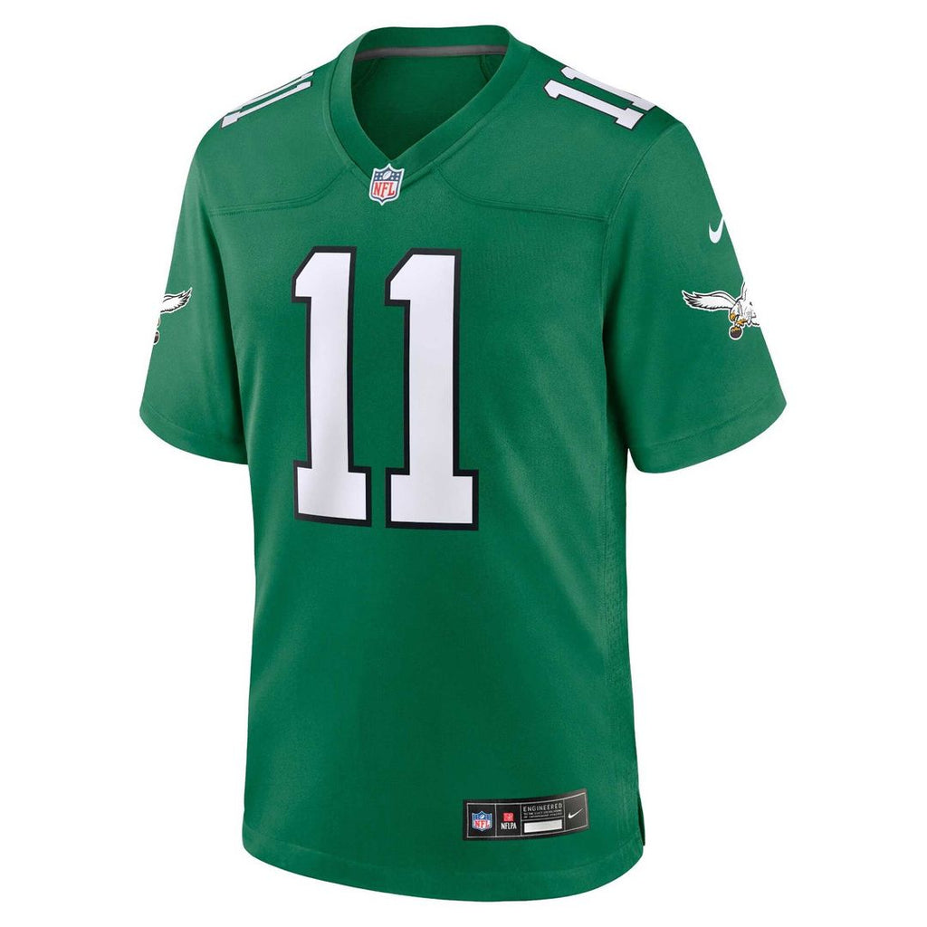 A.J. Brown Philadelphia Eagles Kelly Green Alternate Game Player Jersey