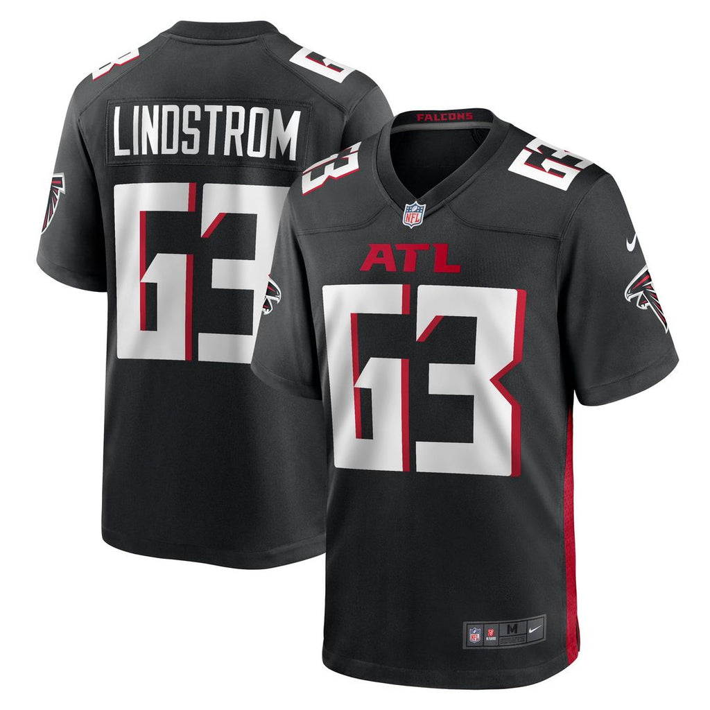Chris Lindstrom Atlanta Falcons Black Team Game Jersey