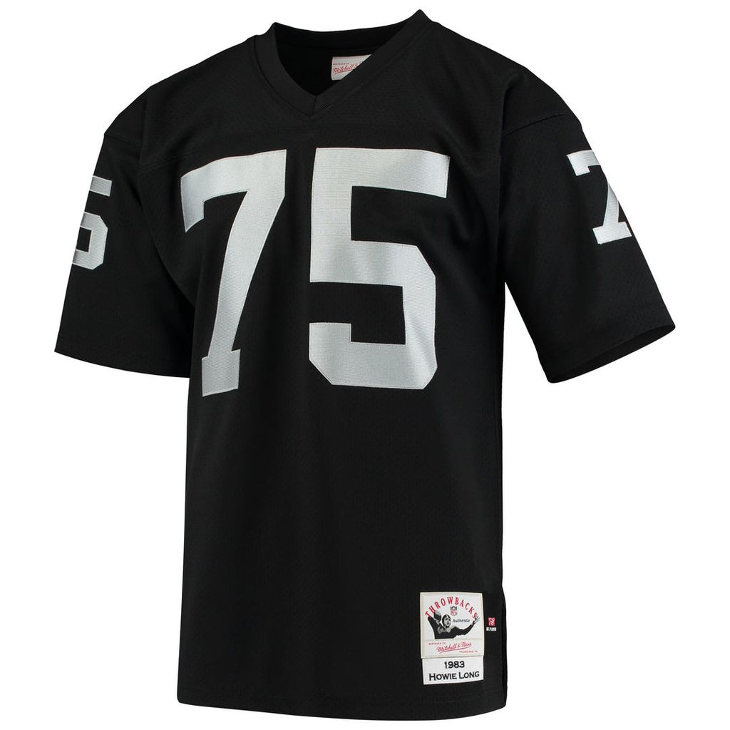 Howie Long Las Vegas Raiders 1983 Black Authentic Throwback Retired Player Jersey