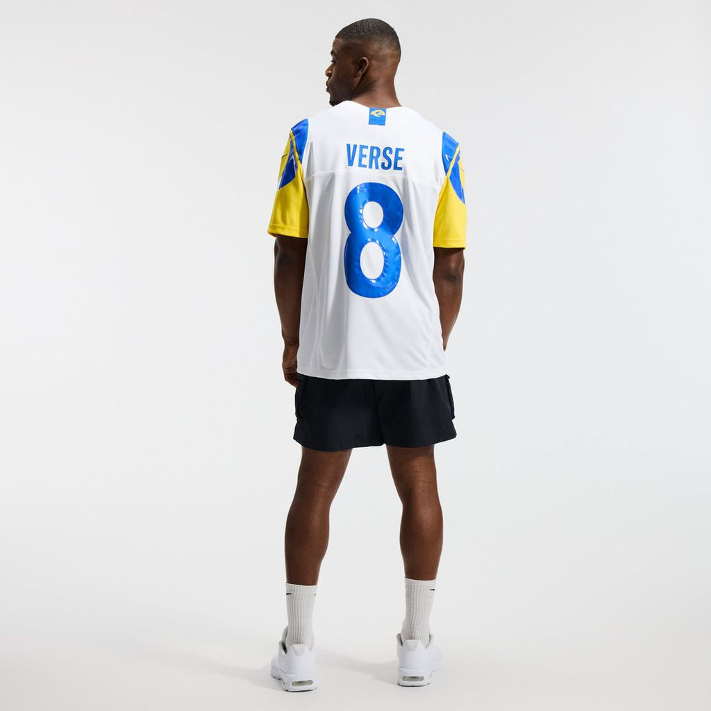 Jared Verse Los Angeles Rams White Vapor F.U.S.E. Stitched Limited Jersey