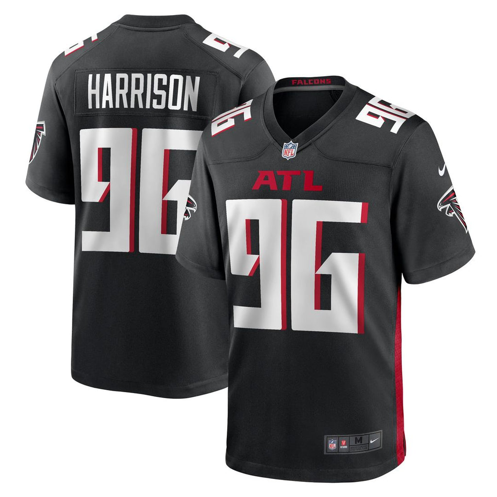 Zach Harrison Atlanta Falcons Black Team Game Jersey
