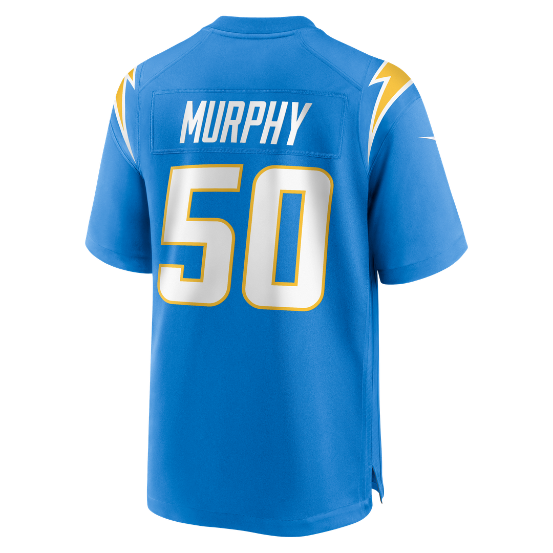 Caleb Murphy Los Angeles Chargers Powder Blue Team Game Jersey