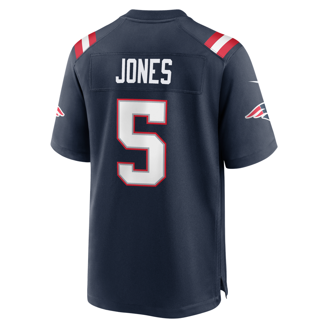 Dre'Mont Jones New England Patriots Navy Team Game Jersey