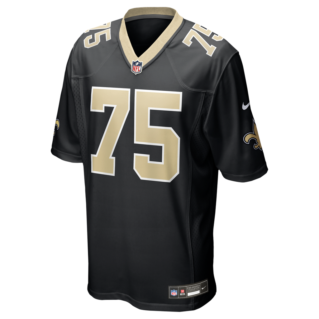 Taliese Fuaga New Orleans Saints Black Game Jersey