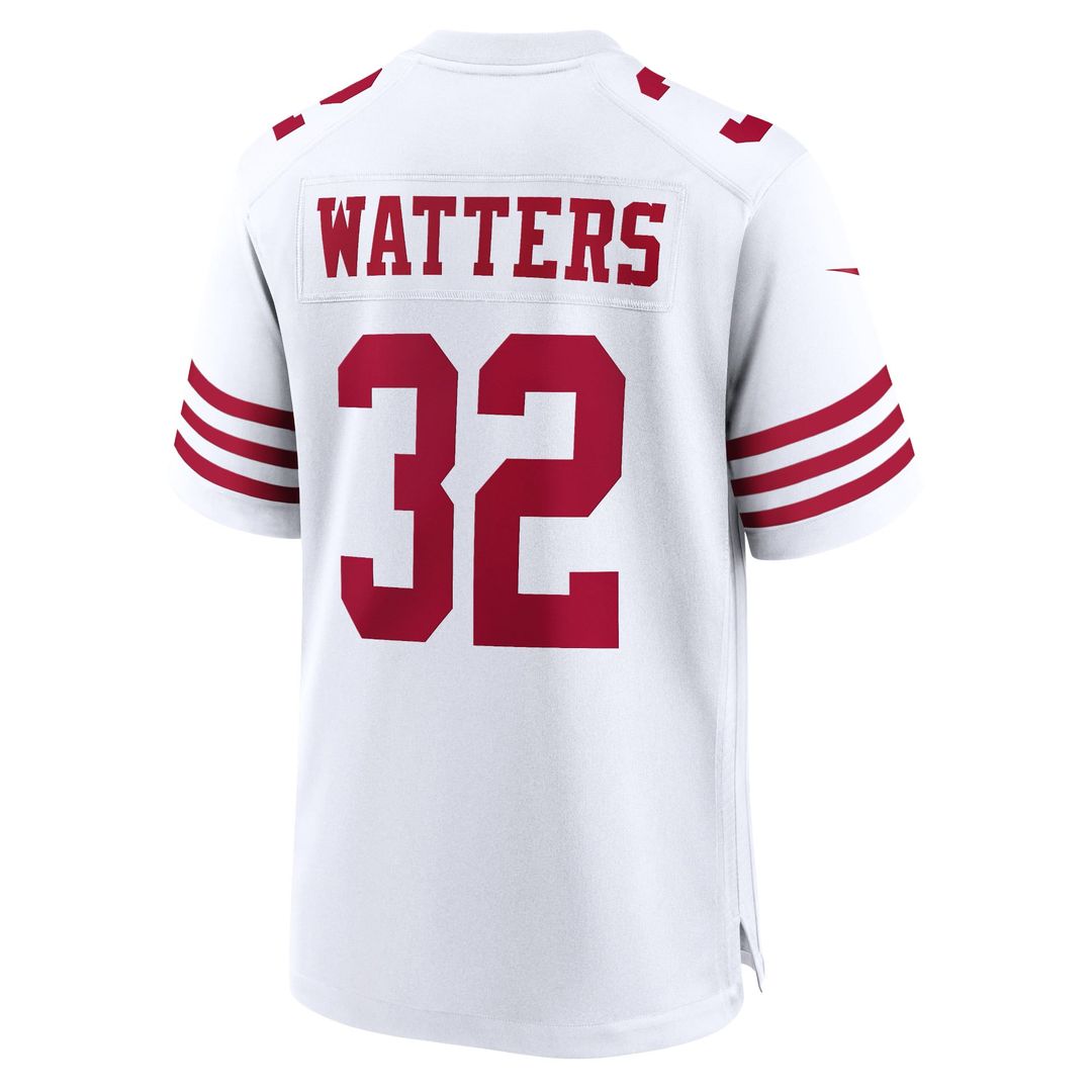 Ricky Watters San Francisco 49ers White Retired Player Game Jersey