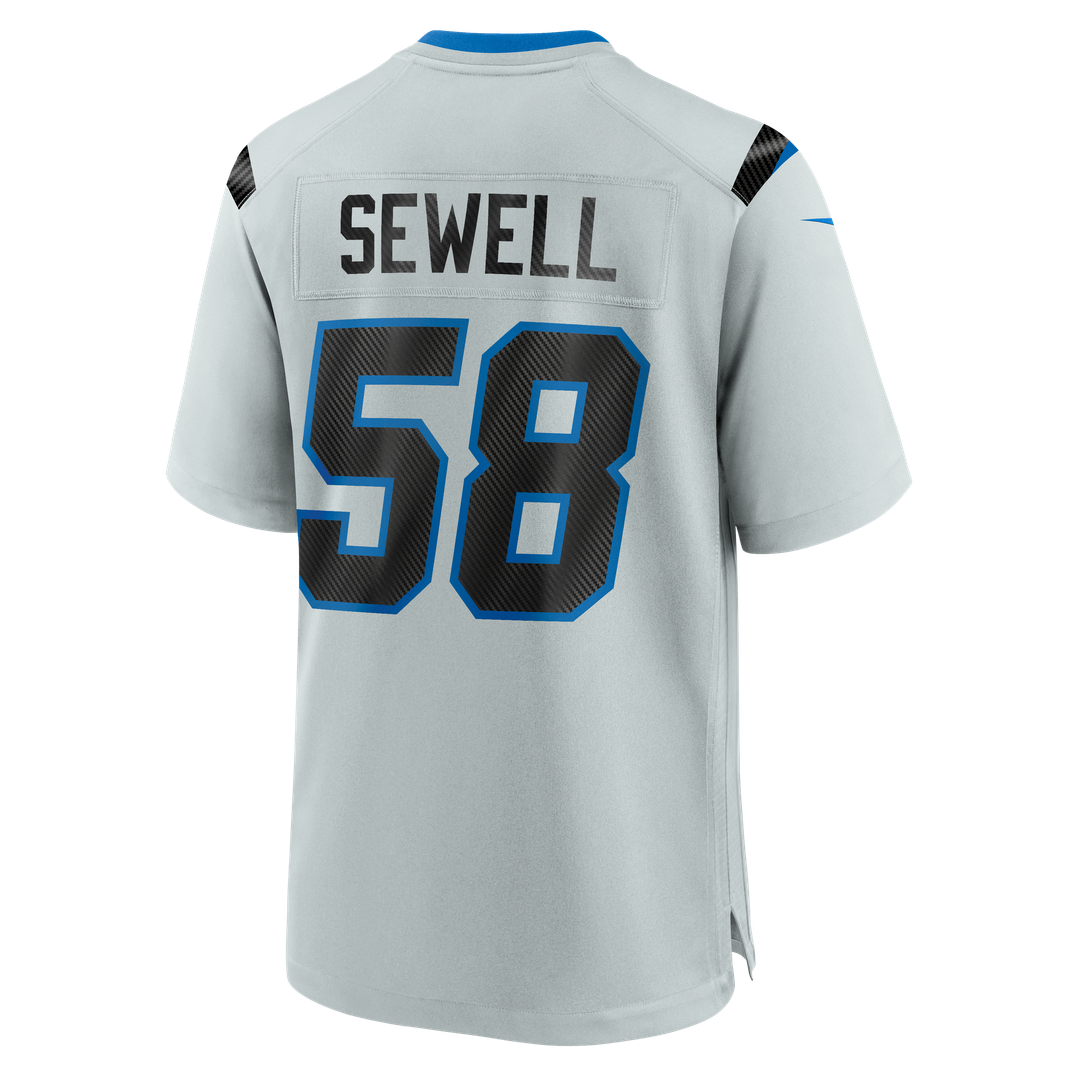 Penei Sewell Detroit Lions Silver 2026 Rivalries Collection Game Jersey