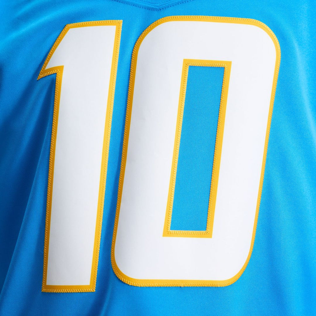 Justin Herbert Los Angeles Chargers Powder Blue Team Vapor F.U.S.E. Stitched Limited Jersey