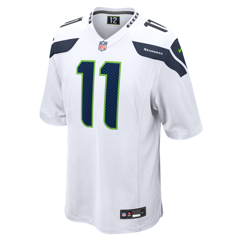 Jaxon Smith-Njigba Seattle Seahawks White Game Jersey