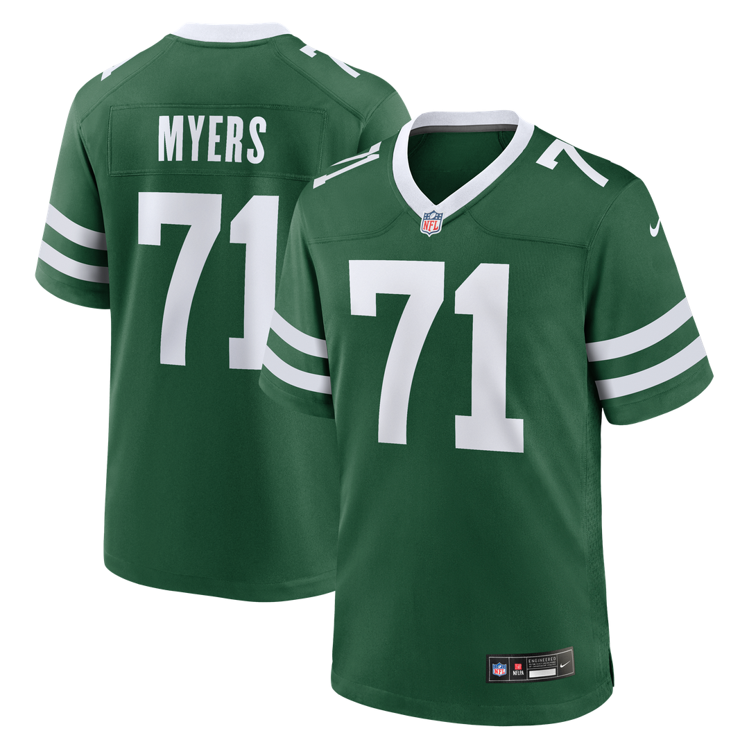 Josh Myers New York Jets Legacy Green Team Game Jersey