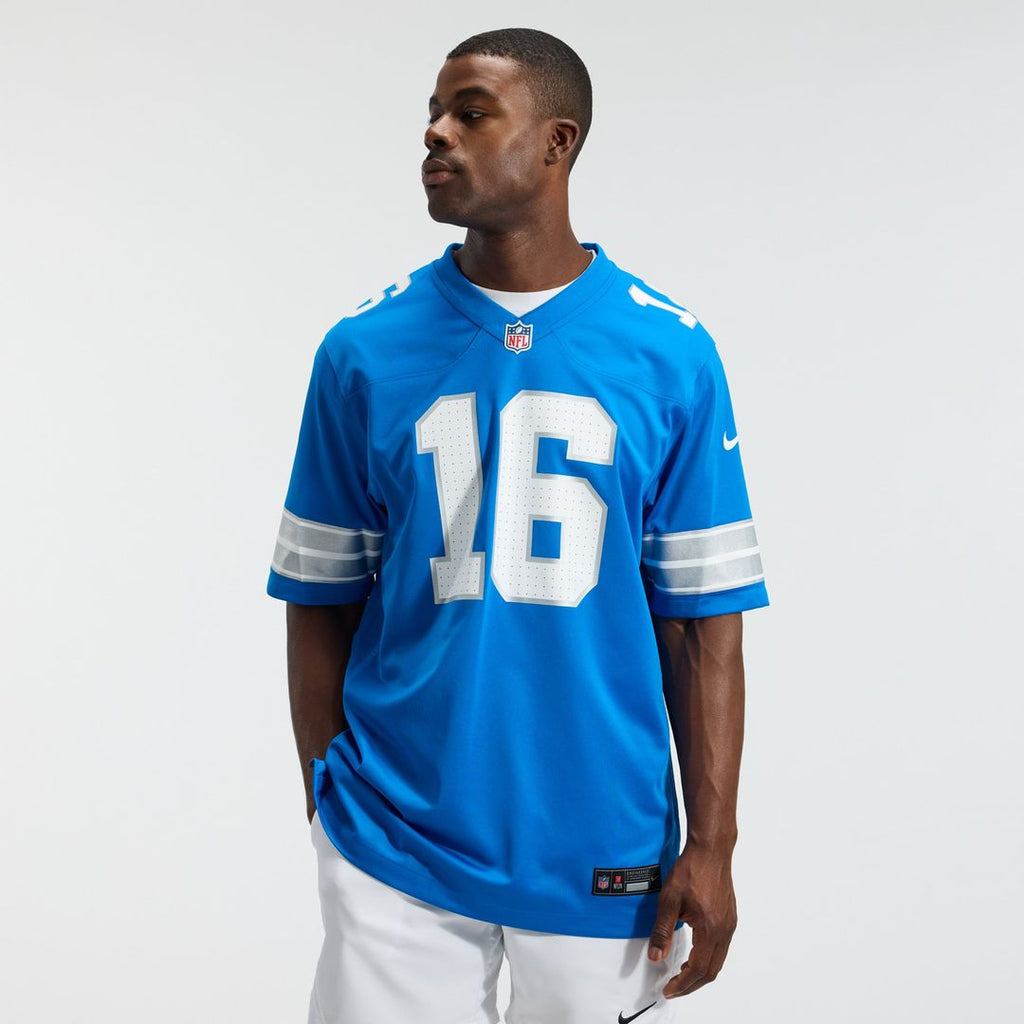 Jared Goff Detroit Lions White Game Jersey