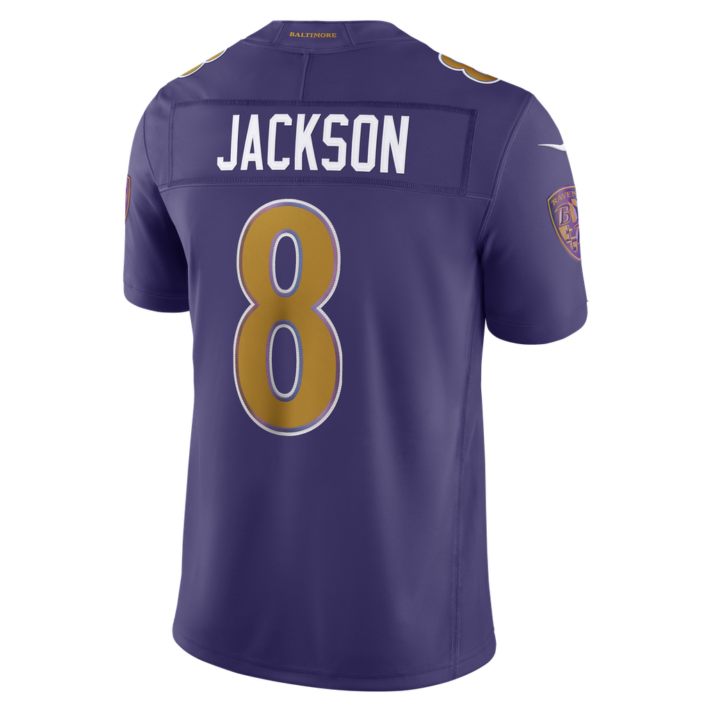 Lamar Jackson Baltimore Ravens Purple Alternate Vapor F.U.S.E. Stitched Limited Jersey