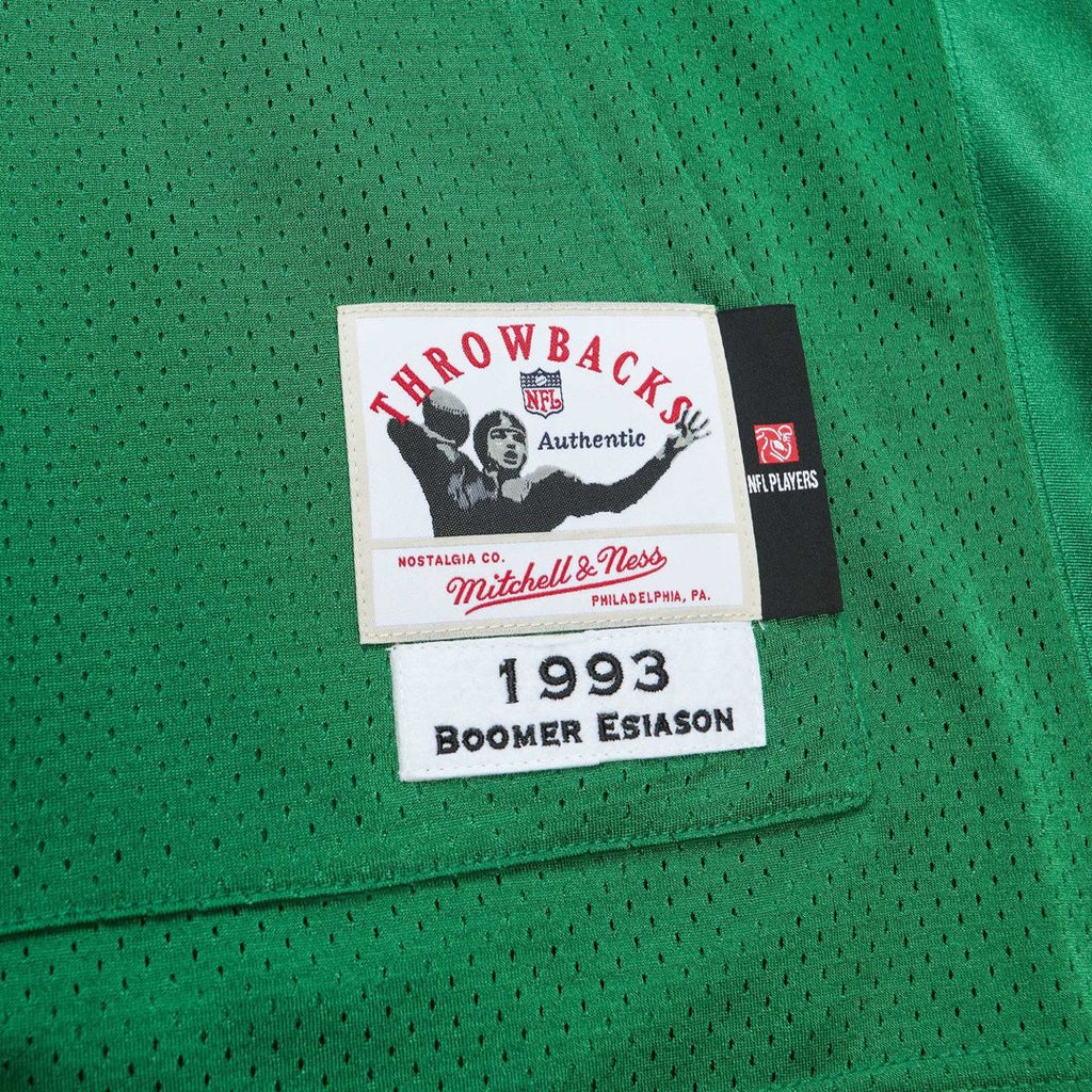 Boomer Esiason New York Jets Kelly Green 1993 Authentic Throwback Retired Player Pocket Jersey