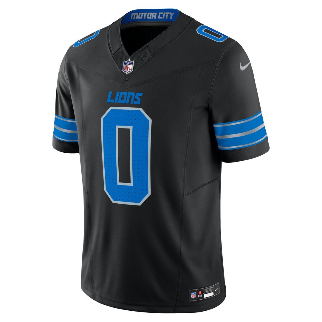 Jahmyr Gibbs Detroit Lions Black 2nd Alternate Vapor F.U.S.E. Limited Jersey