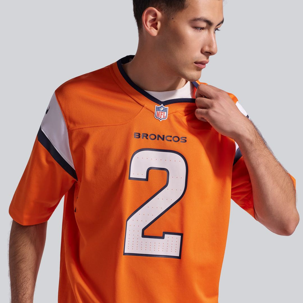 Patrick Surtain II Denver Broncos Orange Team Game Jersey