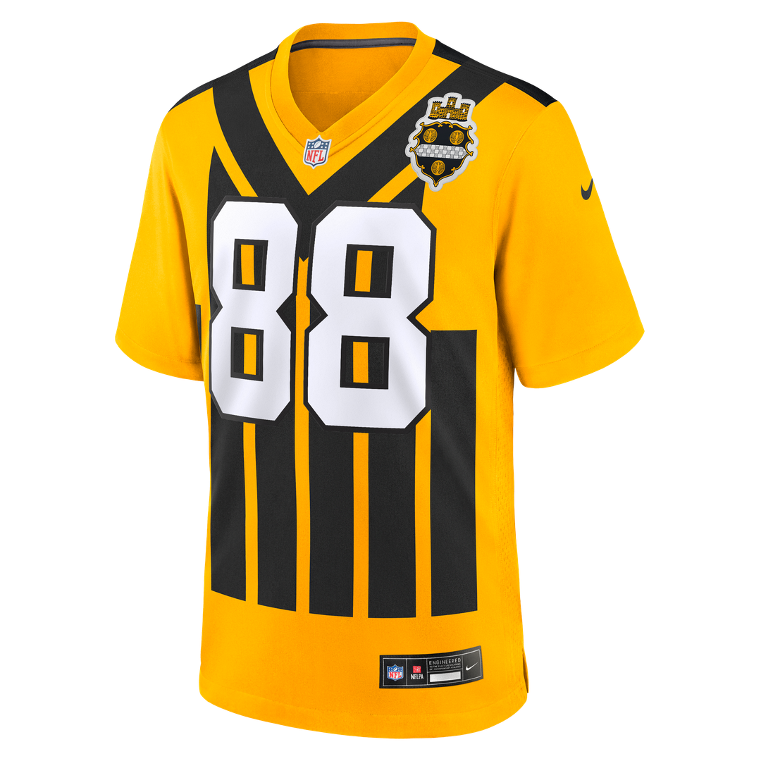 Pat Freiermuth Pittsburgh Steelers Gold Alternate 1933 Throwback Game Jersey