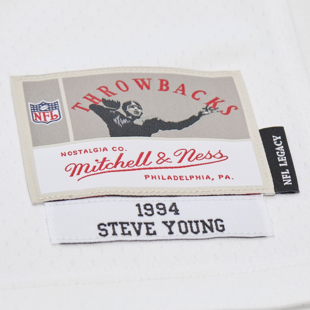 Steve Young San Francisco 49ers White 1994 Legacy Replica Jersey