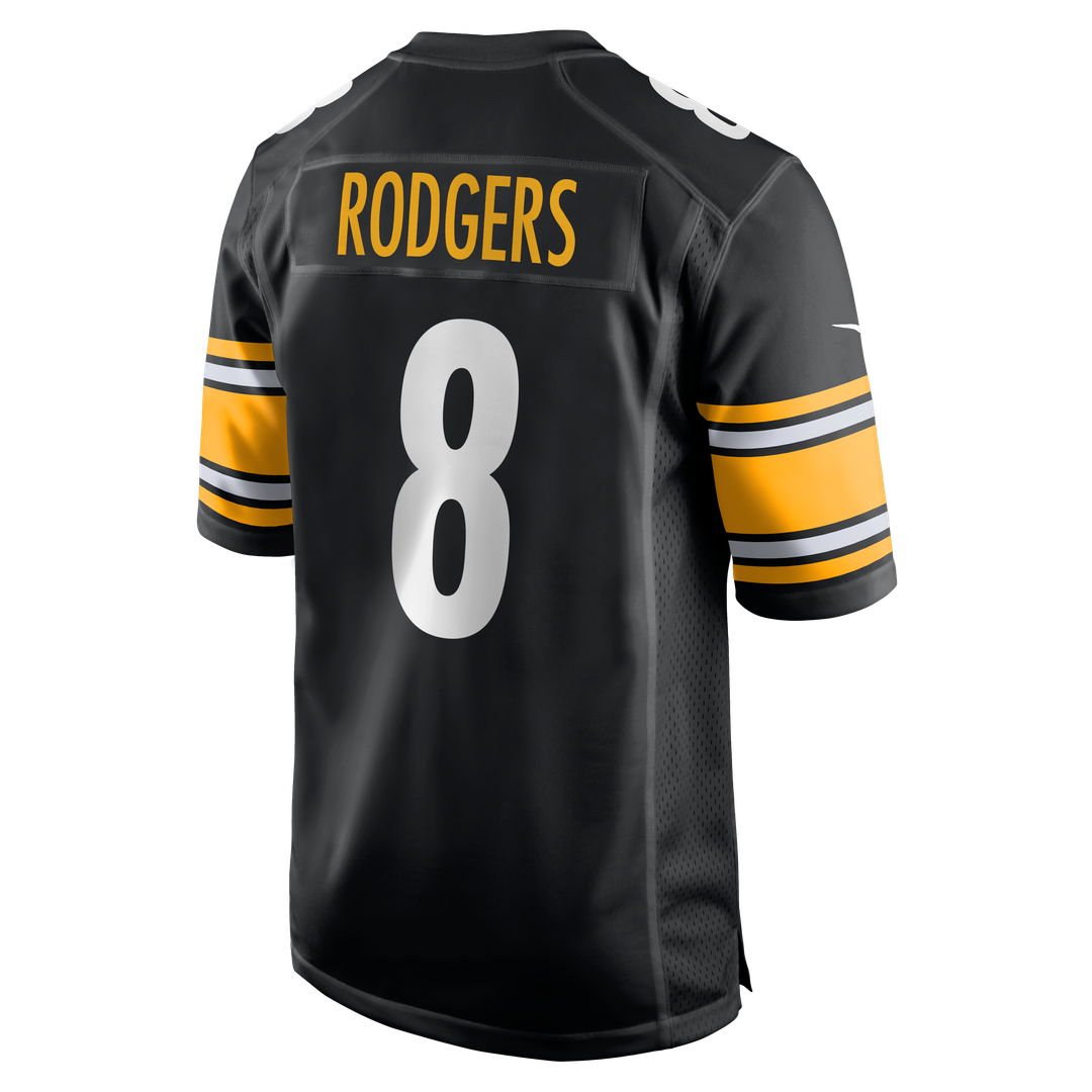 Aaron Rodgers Pittsburgh Steelers Gold Alternate 1933 Throwback Game Jersey