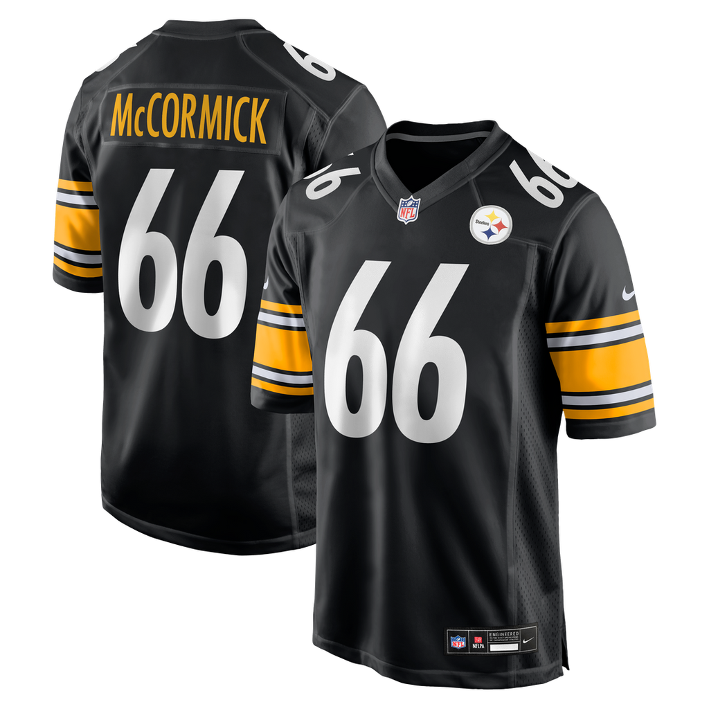 Mason McCormick Pittsburgh Steelers Black Game Jersey