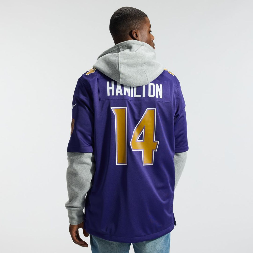 Kyle Hamilton Baltimore Ravens Black Alternate Game Jersey
