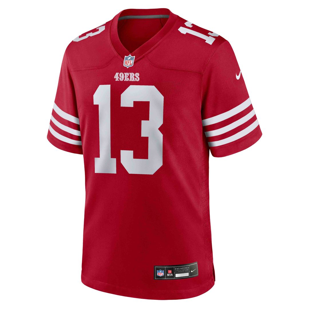 Brock Purdy San Francisco 49ers Scarlet Game Player Jersey